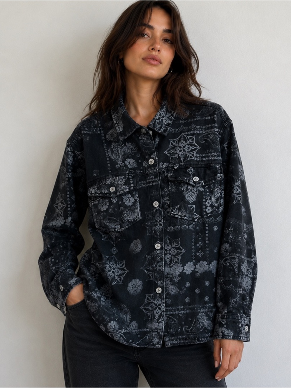 Stoosh Vintage Denim Shirt Jacket